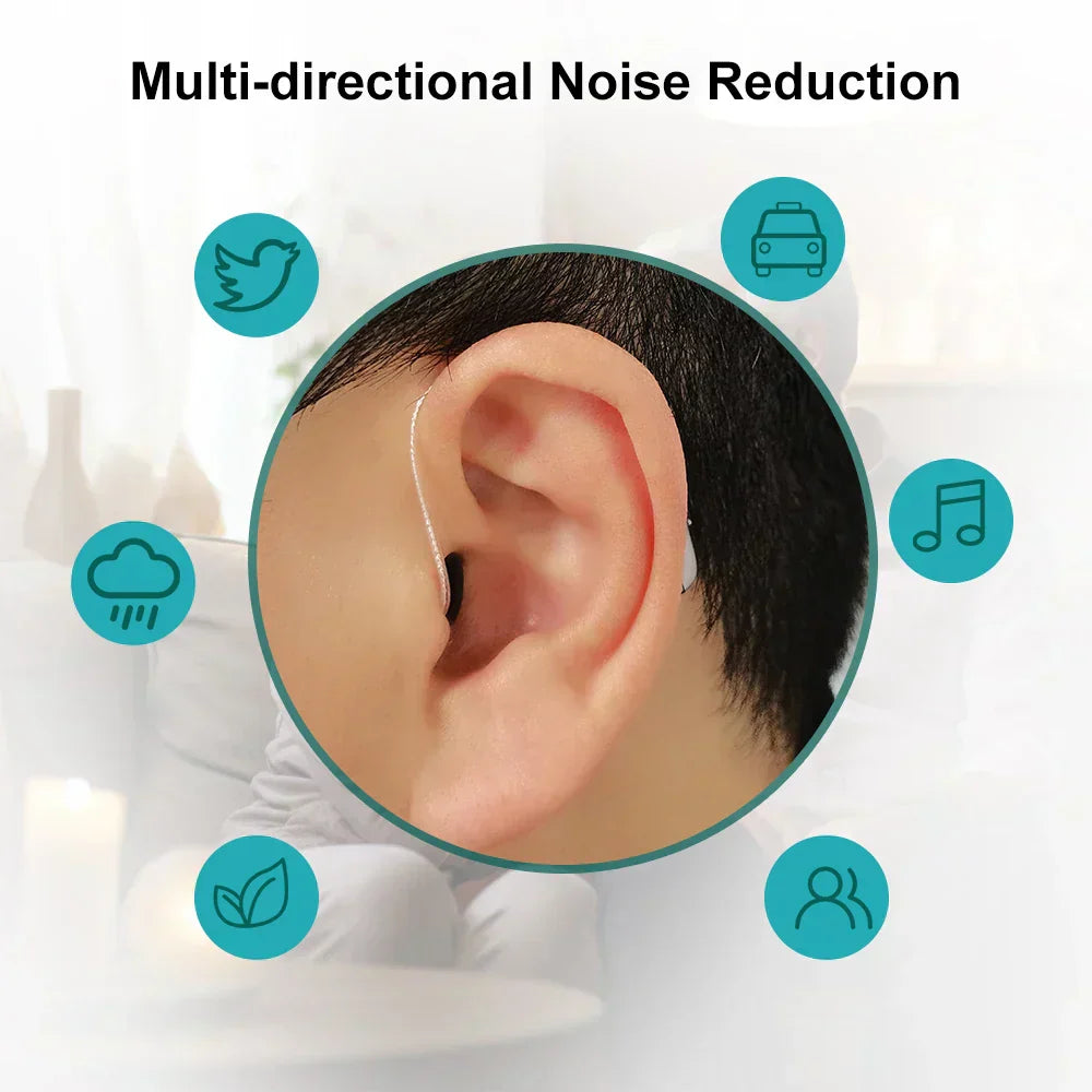 Cheeroll® Smart, Self-Fitting Bluetooth HearingAids (App Controlled)
